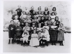 Children playing an educational game